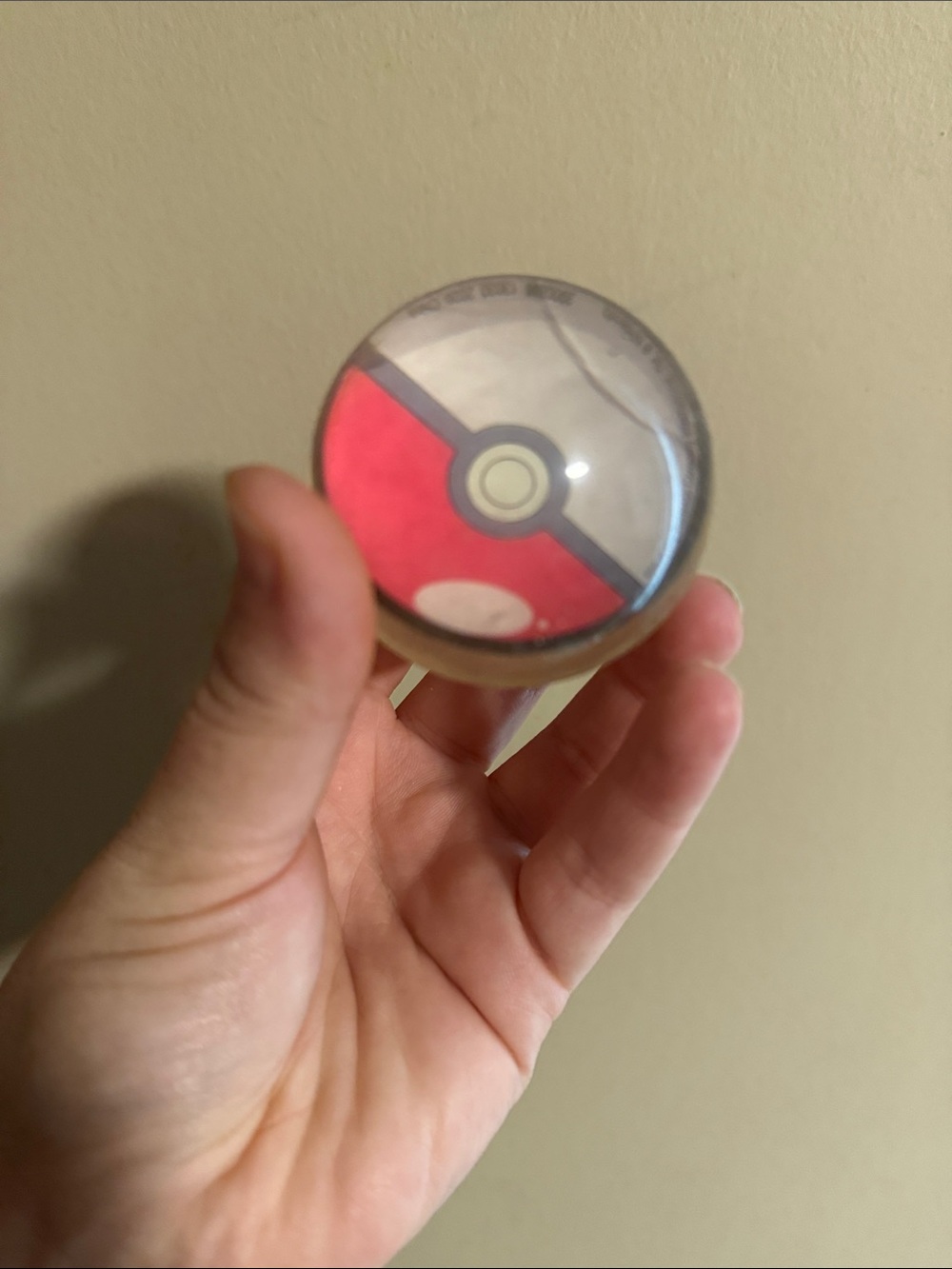 Vintage Nintendo Pokemon Pokeball Bouncy Rubber Ball